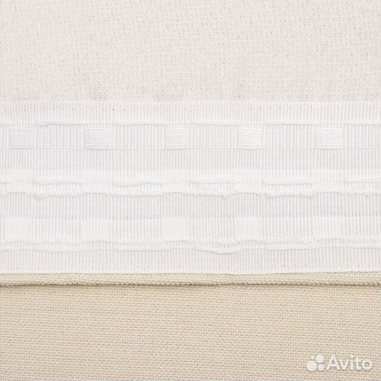 Штора портьерная Этель 'Структурная', цвет молочны