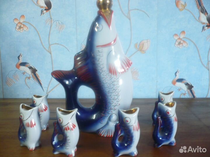 Коньячный набор фарфоровый