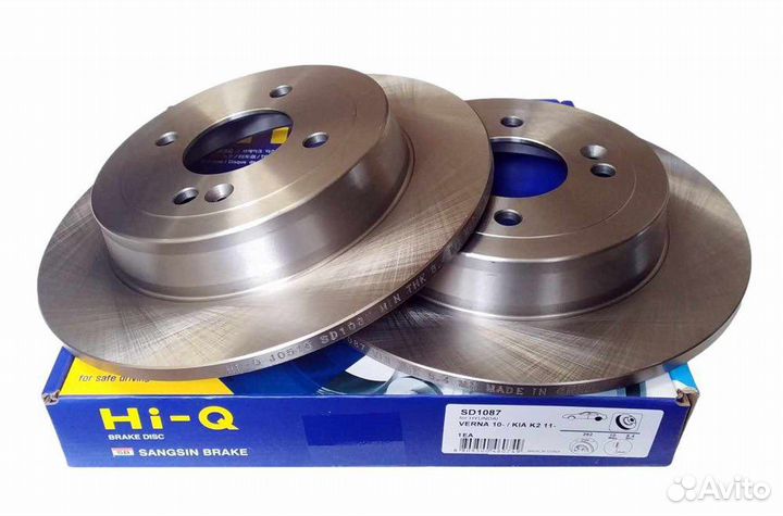 Диски и колодки для Hyundai Solaris / Kia Rio