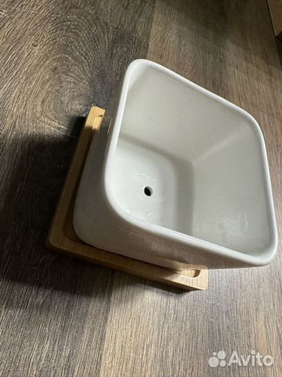 Кашпо горшок для кактусов керамика