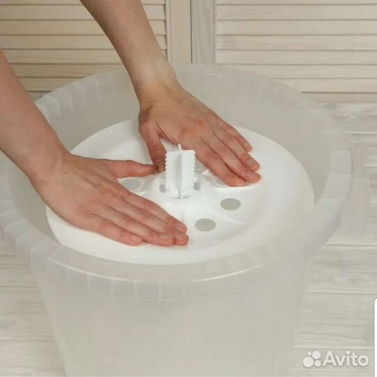 Бочка с гнетом для засолки