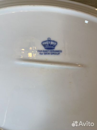 Тарелка овальная