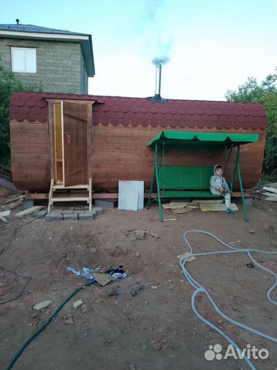 Баня бочка под ключ