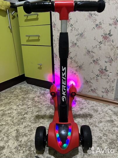 Самокат детский трехколесный kreiss