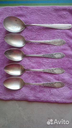 Редкие мельхиоровые столовые ложки,СССР