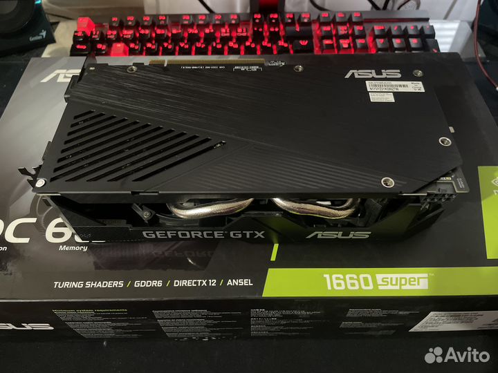Видеокарта GTX 1660 super Asus Evo OC