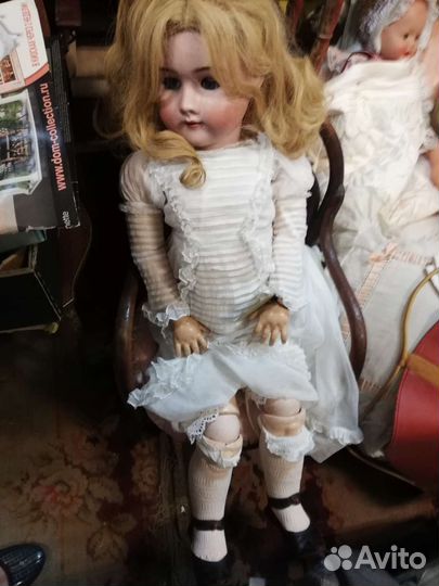 Антикварные коллекционные куклы большие