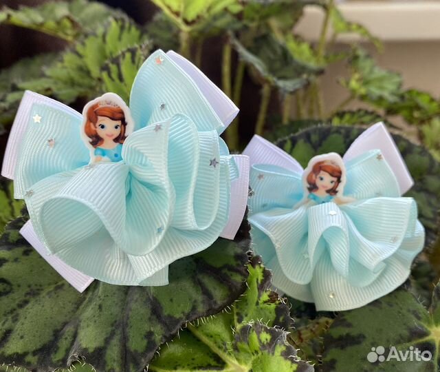 Бантики для волос ручной работы