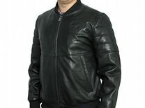 Куртка кожаная демисезонная 7172 Emora Black