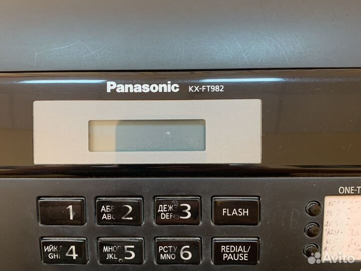 Факс-телефон Panasonic KX-FT982, бу