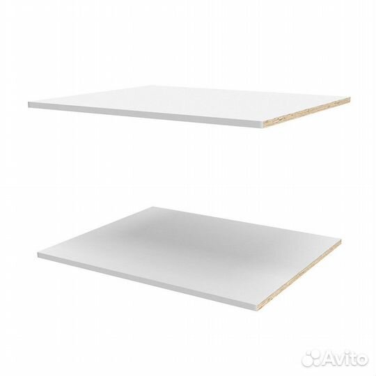 Комплект полок Рум, 75 см белый