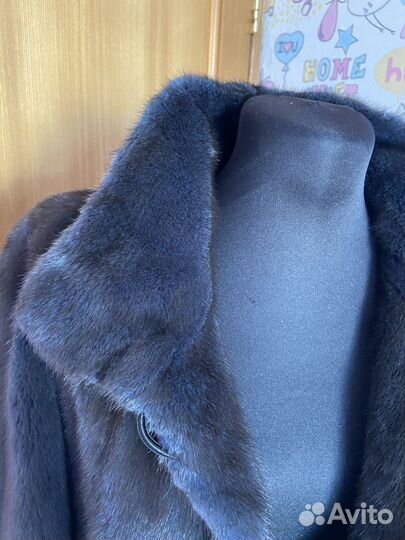 Норковая шуба 70 см, 44