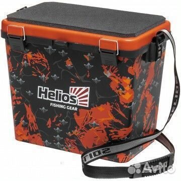 Ящик рыболовный зимний shark односекционный оранже