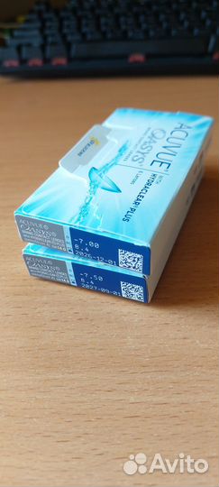 Линзы Acuvue Oasys -7, -7.5