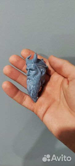 Мимир 3d модель, брелок голова