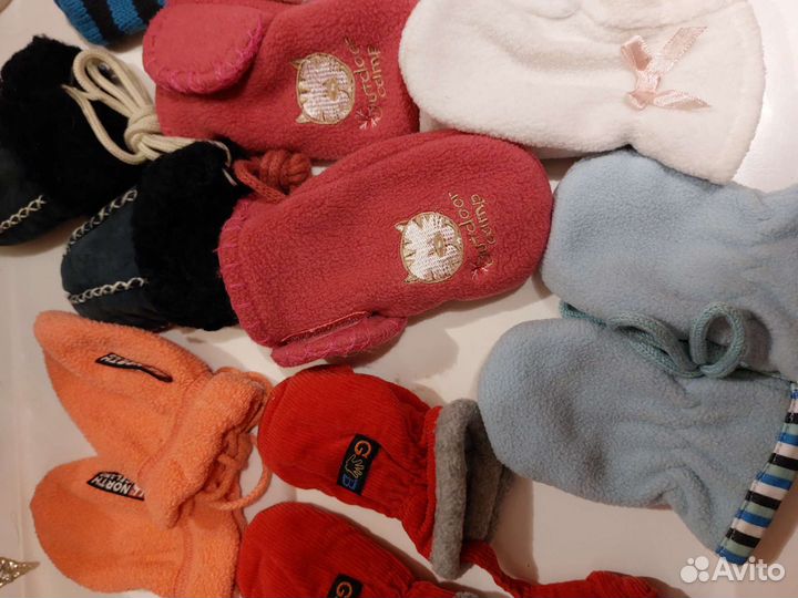 Варежки зимние детские