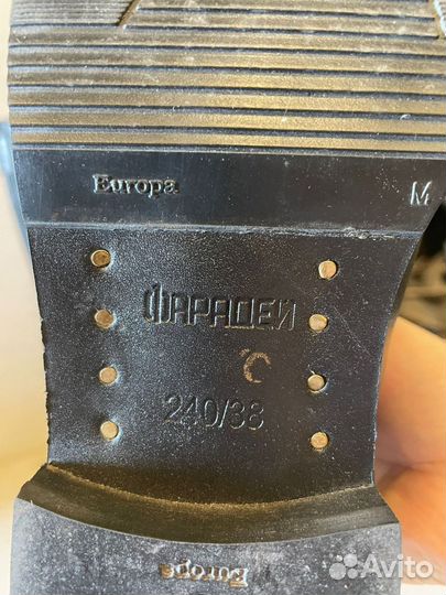 Сапоги для верховой езды новые р.38