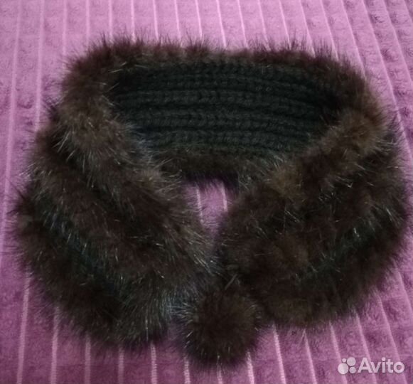 Норковая повязка на голову