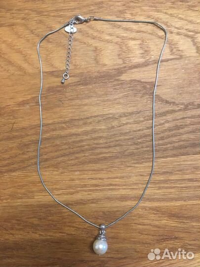 Цепочка с подвеской жемчуг