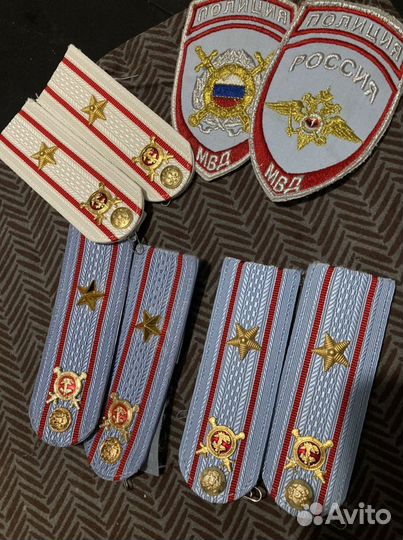 Свисток,нашивки,погоны,галстук,пилотка полиции