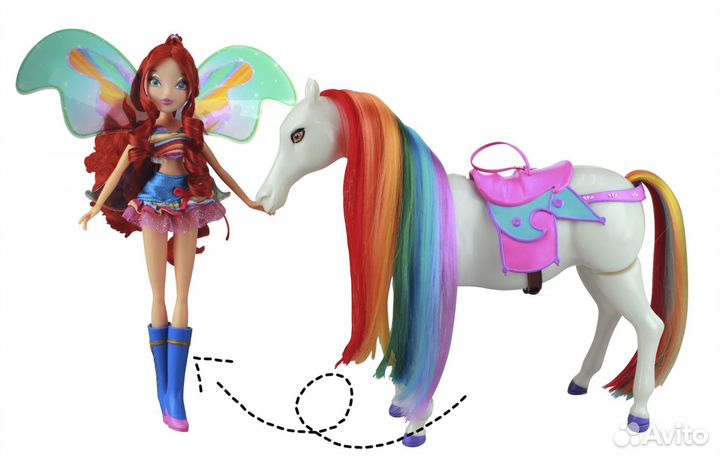 Непарная обувь для кукол Винкс, Мокси, Братц, мх