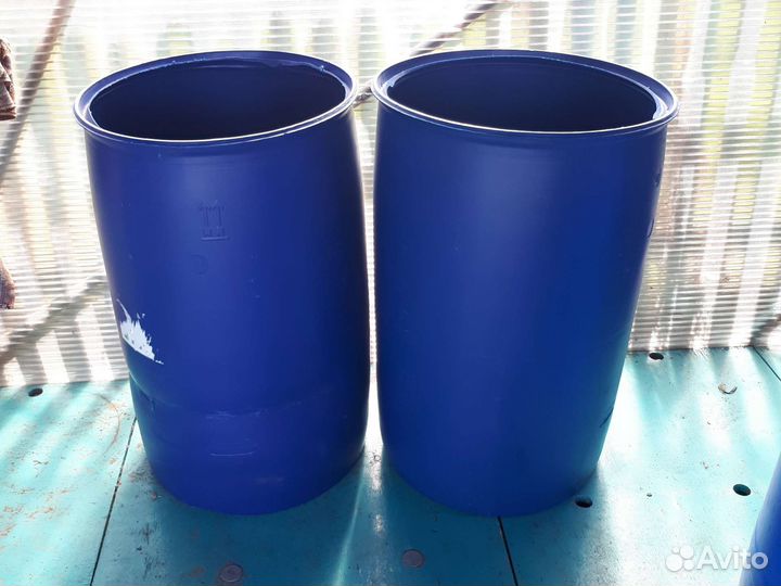 Бочка пищевая пластиковая 227л