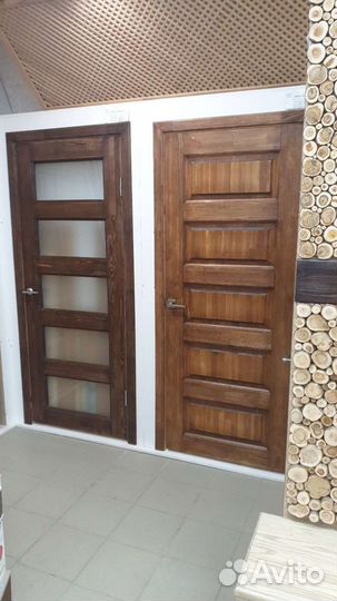 Двери из массива северной сосны с термошвами