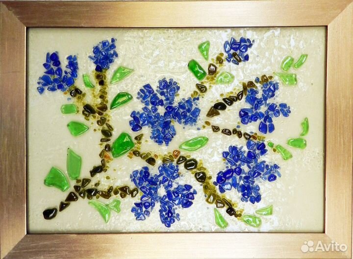 Картина из стекла