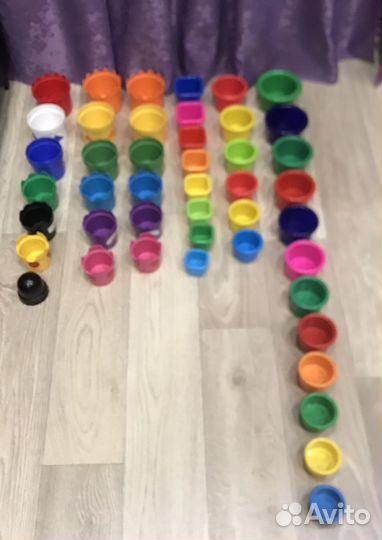 Сортер стаканчики пирамида