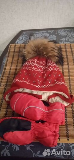 Шапка и краги для девочки