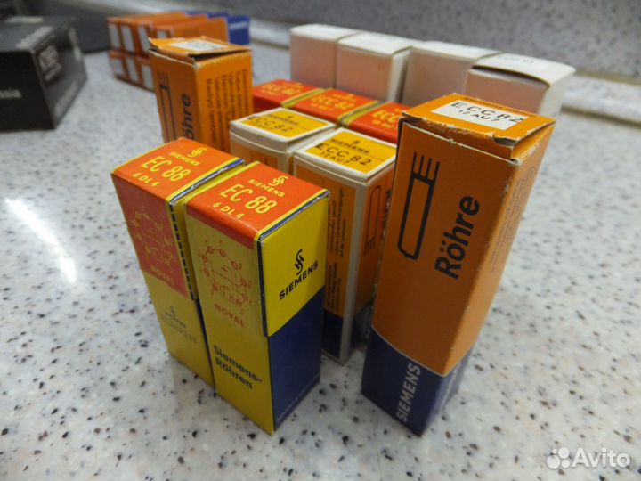 ECC81, ECC82, EC88 Siemens