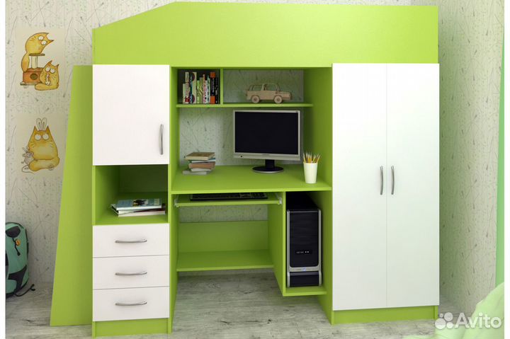 Детская стенка-кровать 