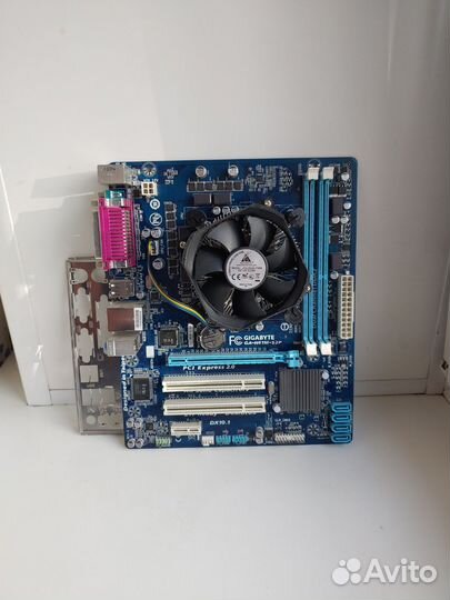 Материнская плата 1155 + pentium g2030+кулер