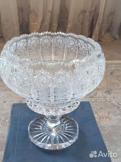Ваза хрусталь