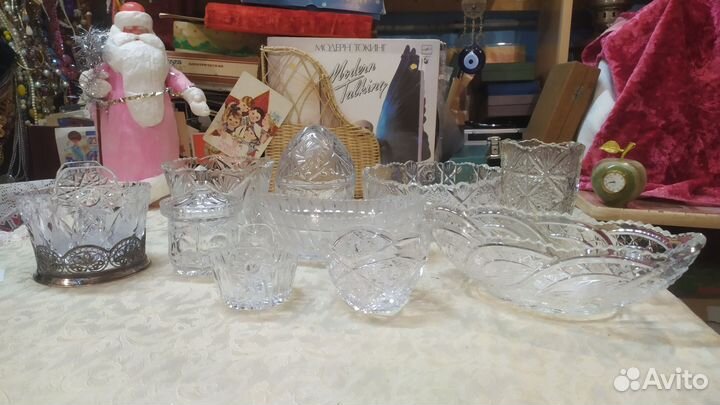 СССР хрустальная посуда разная