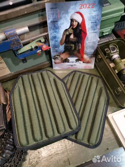 Капы цена за 2штуки грудь спина новые