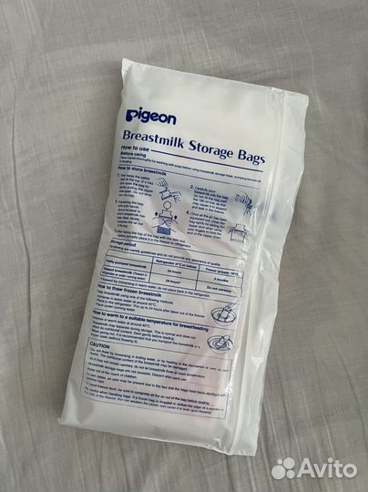 Pigeon пакеты для хранения грудного молока