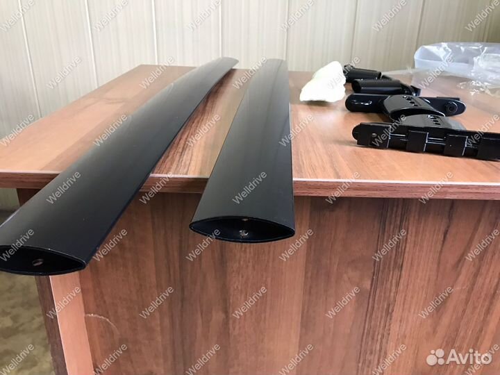 Рейлинги поперечные Toyota LC Prado 120 черные