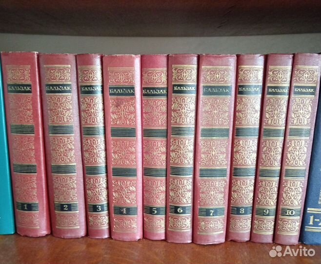 Оноре де Бальзак, собрание сочинений в 10 томах