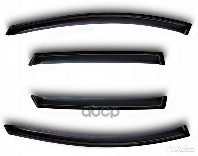 Дефлекторы окон 4 door chevrolet captiva 2012