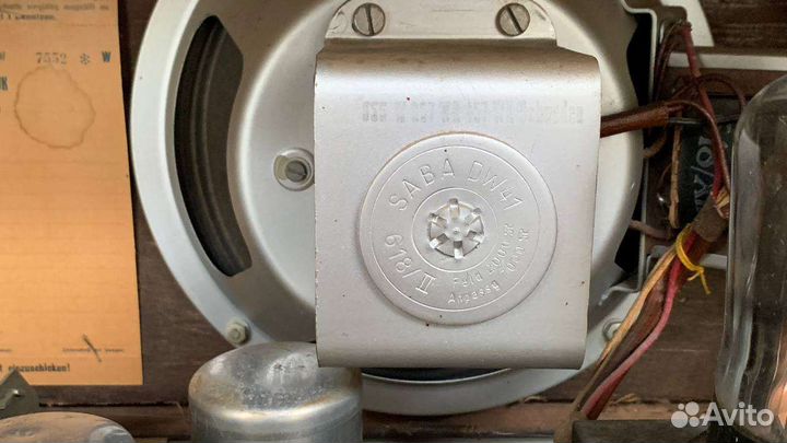 Ламповый радиоприёмник Saba S 457 WK