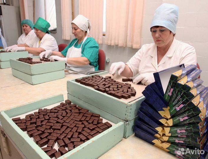 Упаковщик(ца) конфет Вахта