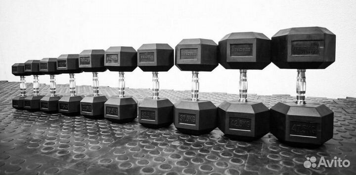 Гантель шестигранная (гексагональная) Stecter 50