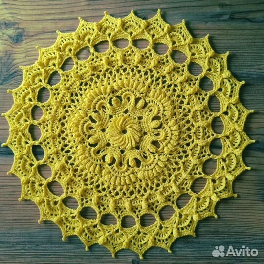 Салфетки на стол круглые