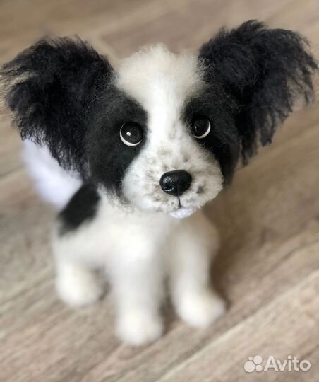 Собачка как настоящая. Авторская ручная работа