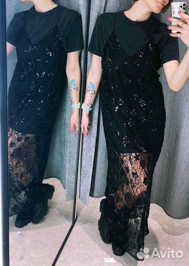 Платье, летнее / праздничное, lime, S