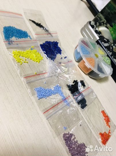 Бисер остатки