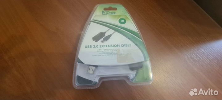 Кабель удлинитель am/af usb 2.0 5 метров активный