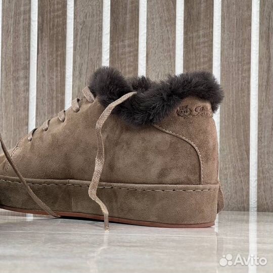 Женские Зимние Кеды Loro Piana