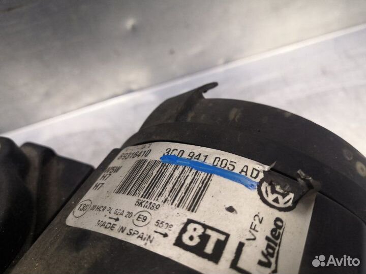 Фара левая Volkswagen Passat B6 2005-2010 седан